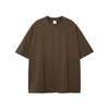 Camiseta Masculina de Manga Curta 2026 Estilo Novo Fio Duplo 230g Marca Tendência Algodão Puro Solta Fabricante
