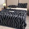 Comércio Exterior Transfronteiriço Cobertor Catiônico Espesso Capa de Sofá com Padrão Zebra Cobertor para Sesta em Escritório/Dormitório Cobertor de Presente