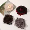 Estilo Genial, Estilo Antiguo, Encaje Hermoso con Borde Quemado, Rosas Secas, Accesorios para el Cabello Hechos a Mano DIY, Ramilletes, Accesorios para Ropa al por Mayor
