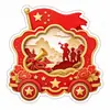 Ímã de Geladeira Acrílico de Presente para o Dia Nacional, Decoração Magnética Cartoon Estilo Chinês "Eu Amo a China", Presente para Dar, Atacado em Estoque