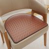 Cojín para Silla de Comedor, Almohadilla para Silla, Cojín de Ratán para Silla de Verano, Cojín Transpirable para Glúteos, Esterilla Refrigerante Antideslizante, Cojín para Asiento, Almohadilla Refrigerante Anti-Dolor de Glúteos