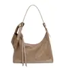 Bolsa de Mão Estilo Coreano Nicho Retrô para Dumpling Feminina Outono/Inverno 2026 Nova Veludo Versátil Casual Ombro Transversal