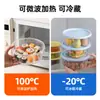 Contenedor para conservar alimentos frescos, apto para refrigerador y microondas, caja rectangular para congelador con tapa, grado alimenticio, para frutas, arroz, loncheras para trabajadores de oficina