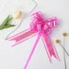 Filme Arco-Íris Transfronteiriço 30# Tamanho Médio Organza Flor Puxada à Mão Decoração para Embalagem de Presente de Natal e Decoração de Laço.