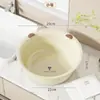 Lavabo de Plástico Grande para el Hogar, Cubeta Espesa para Lavar Ropa, Lavabo Multifuncional de Gran Capacidad para Residencias Estudiantiles