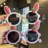 Gafas de Sol para Niños Lindo Conejito Niños Conejo Fresa Gafas de Sol Protección Solar Anti-UV Dibujos Animados