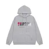 Sudadera con capucha de forro polar para hombre y mujer, sudaderas bordadas de alta calle europeas y americanas de moda Trapstar para dropshipping transfronterizo