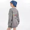 Tejido de Punto Bordado de Nicho Estilo Perezoso para Mujer Principios de Otoño Estilo Coreano Nuevo Suéter de Punto Grueso Suave tipo Cera Top Casual para Mujer
