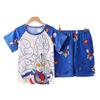 2025 Novo Verão Desenho Animado Meninos Terno de Manga Curta Pijama de Meninas para Crianças Mais Velhas Roupas de Casa Infantis para Uso ao Ar Livre