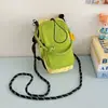 2026 Nueva Bolsa para Teléfono Móvil Estilo Dopamina para Mujer, Bolso Cruzado Mini de Hombro, Bolso de Cubo de Moda con Cordón, Versátil para el Uso Diario