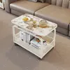 Mesa de centro em pedra sinterizada de luxo leve sala de estar casa novo simples pequeno apartamento retangular móvel pequena mesa mesa de chá outro