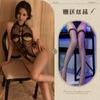 Body Sexy de Entrepierna Abierta para Role-Playing Uniforme Cheongsam Lencería de Encaje Uniforme Tentación Apasionado Conjunto para Mujer