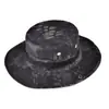 Sombrero de Sol de Verano para Hombre para Exteriores Montar Sombrero de Ala Redonda Sombrero Benney de Pesca Sombrero de Montañismo Sombrero Camuflado con Protección Solar Rizado