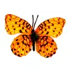 Cabeza de Flor de Mariposa de Goma Suave de Plástico, Decoración del Hogar con Flores Artificiales, Arreglo de Boda, Adornos al por Mayor, Decoración de Mesa para Exteriores