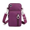 Venta al por mayor transfronteriza 2025 Nuevo bolso para teléfono móvil para mujer Bolso cruzado Monedero de muñeca Bolso de brazo deportivo Bolso cruzado de tela