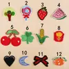 Parches de Tela Bordados Pequeños al por Mayor Lindos Versión Q Fruta Maíz Parches Bordados por Computadora Decoración de Ropa Nuevas Pegatinas de Parche 1