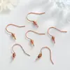 Ganchos de brinco de mola grandes e pequenos, estilos de pendurar verticais e planos, material de aço inoxidável, ganchos para pingentes de brinco DIY, acessórios versáteis