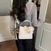 Bolso Cubo de Cuadros Estilo Coreano para Mujer, Bolso de Mano Pequeño, Moda Versátil para Viajes Diarios, Bolso Cruzado, Novedad Primavera 2026