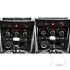 Adecuado para 17-19 Subaru BRZ Toyota 86 botón de aire acondicionado pegatina negro piano negro brillante modificación interior de coche