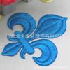 Accesorios de ropa directos de fábrica, animación escénica, disfraz, accesorios de vestuario nacional, bordado de loto, pegatinas de tela doradas y plateadas con motivos florales.