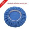 Pano para Encerar e Polir Carros 5-6 polegadas Azul Claro Capa de Pano com Revestimento de Cristal Microfibra Pano de Reposição para Polimento e Enceramento