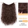 Peruca Hua Kou Feminina Cabelo Longo Aplique em V Peça Única Invisível Sem Marcas Extensão de Cabelo Cabelo Cacheado Ondulado de Água Cabelo Artificial