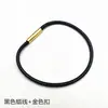 Pulsera tejida de una sola capa de 3 mm, línea de Milán roja, pulsera de cuerda para la mano, tienda de joyería al por mayor, pulsera de regalo