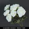 Flores Artificiales Blancas con Acabado de Alta Gama, Materiales Florales Realistas, Flores de Seda para Bodas al Aire Libre, Decoraciones de Bienvenida, Arreglos Florales, Flores Falsas, Materiales para Manualidades