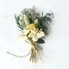 Mini Ramo Transfronterizo Ramo de Flores Secas Frescas Recuerdo de Fiesta Materiales Florales Hechos a Mano DIY Materiales Decorativos