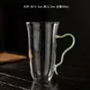 Taza de Té Verde de Vidrio de Silicio Gaopeng Taza de Té Houkui Taza de Té para Hogar Oficina Taza de Té de Flores Vaso de Agua