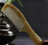 Peine natural de cuerno de buey auténtico, peine engrosado para uso doméstico, adecuado para peinar el cabello, específicamente para hombres y mujeres con cabello largo, peine de meridianos antiestático