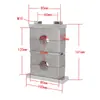Abrazadera de tubo de aleación de aluminio de alta resistencia GB, abrazadera doble superior e inferior, abrazadera de fijación, soporte de agua, abrazadera doble de aleación de aluminio