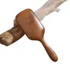 Pente Personalizado com Escultura de Sândalo, Pente com Almofada de Ar para Massagem no Couro Cabeludo e Meridianos, Pente com Airbag para Alisar Cabelo Longo em Casa