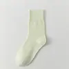 100% AlgodãoMeias Brancas Femininas de Verão Finas Meia-panturrilha Algodão Puro com Buraco Sapatos Sem Costura Anti-pilling Meias Curtas