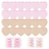 Superficie de Cuero Cojín de Aire Esponja Correctora Herramienta de Maquillaje Punta del Pulgar Forma de Corazón Pequeña Venta al por Mayor Fijación Maquillaje Esponja de Pulgar con Forma de Corazón