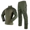 Conjunto de Traje Rana G2 para Hombre, Manga Larga Camuflaje Americano Ropa para Exteriores Resistente al Desgaste Uniforme Táctico, Traje de Entrenamiento al por Mayor, Uniforme de Seguridad Transfronterizo