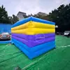 Trampolín Inflable con Tela Engrosada a Prueba de Explosiones, Red Protectora de Seguridad, Trampolín de Entretenimiento Familiar para Niños para Uso en Casa