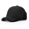 Chapéu Quente Novo de Outono e Inverno para Pessoas de Meia-Idade e Idosos, à Prova de Vento, Proteção Auricular, Chapéu de Velho, Masculino, do Pai, do Avô, Chapéu Casual para Exterior
