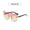 Nuevas gafas de sol para niños Bear, sin marco, con borde recortado, de moda, para bebés, niños y niñas.