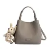 Bolso de cubo retro minimalista de gran capacidad para mujer, nuevo bolso versátil de moda 2026 para el trabajo, de hombro y cruzado, elegante