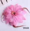 Tocados para danza del vientre, cuentas brillantes, tocados de plumas, accesorios de actuación, ramillete, ropa de práctica para danza india, accesorios, flor para la cabeza
