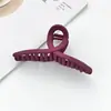 Pinza de Pelo Grande y Elegante Personalizada Pinza de Plástico en Forma de Garra Pinza de Tiburón Color Sólido Pinza Mate para Moño