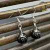Pendientes de Calabaza de Ágata Retro para Halloween Pendientes Creativos de Cristal Natural con Forma de Calabaza y Sombrero de Bruja Joyería al por Mayor