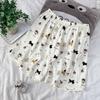 Pantalones de Pijama Estampados de Lindo Parque de Animales de Dibujos Animados para Mujer Verano Nuevo Cintura Alta Hogar Shorts de Pierna Ancha Pantalones Casuales Holgados