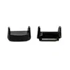 Adecuado para conector de pulsera inteligente Fitbit Luxe / Conector tipo pinza de acero inoxidable Conector tipo pinza de 12 mm