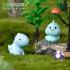Nuevo Mini Tyrannosaurus Rex Micro Paisaje Jardinería DIY Adorno de Resina Huevo de Dragón Nido de Dragón Manualidad de Resina de Dinosaurio Pequeño