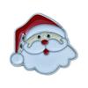 Santa caixa de presente floco de neve Bell alce boneco de neve broche liga meias de Natal roupas saco de metal emblema