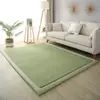 Alfombra Gruesa de Coral Fleece de 3 cm para Sala de Estar, Alfombrilla Moderna Simple para Piso junto a la Cama del Dormitorio, Alfombra para Sofá, Alfombrilla Tatami