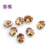 Zircônia em forma de ovo com garra, diamante de formato especial, strass de cristal, diamante de garra de vidro, diamante costurado à mão, sapatos de noiva e acessórios de joias DIY para roupas