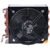 Vitrina Congelador de Refrigeración Fría Refrigerador Radiador Condensador Máquina de Hielo Evaporador Placa de Refrigeración Enfriada por Agua Ventilador